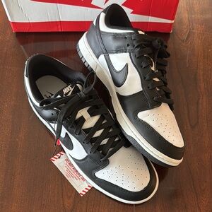 Nike Black and White Dunk Low Retro